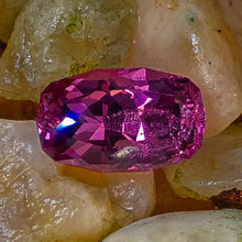 Load image into Gallery viewer, 1.43 Carat cushion cut purple spinel from Mahenge Tanzania