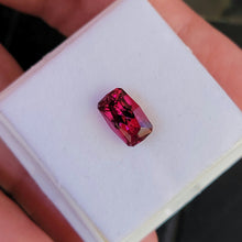 Load image into Gallery viewer, 2.65 Carat rectangular cushion cut red spinel from Mahenge Tanzania