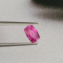 Load image into Gallery viewer, 0.70 Carat Untreated Hot Pink Cushion Cut Sapphire, AGL Report.
