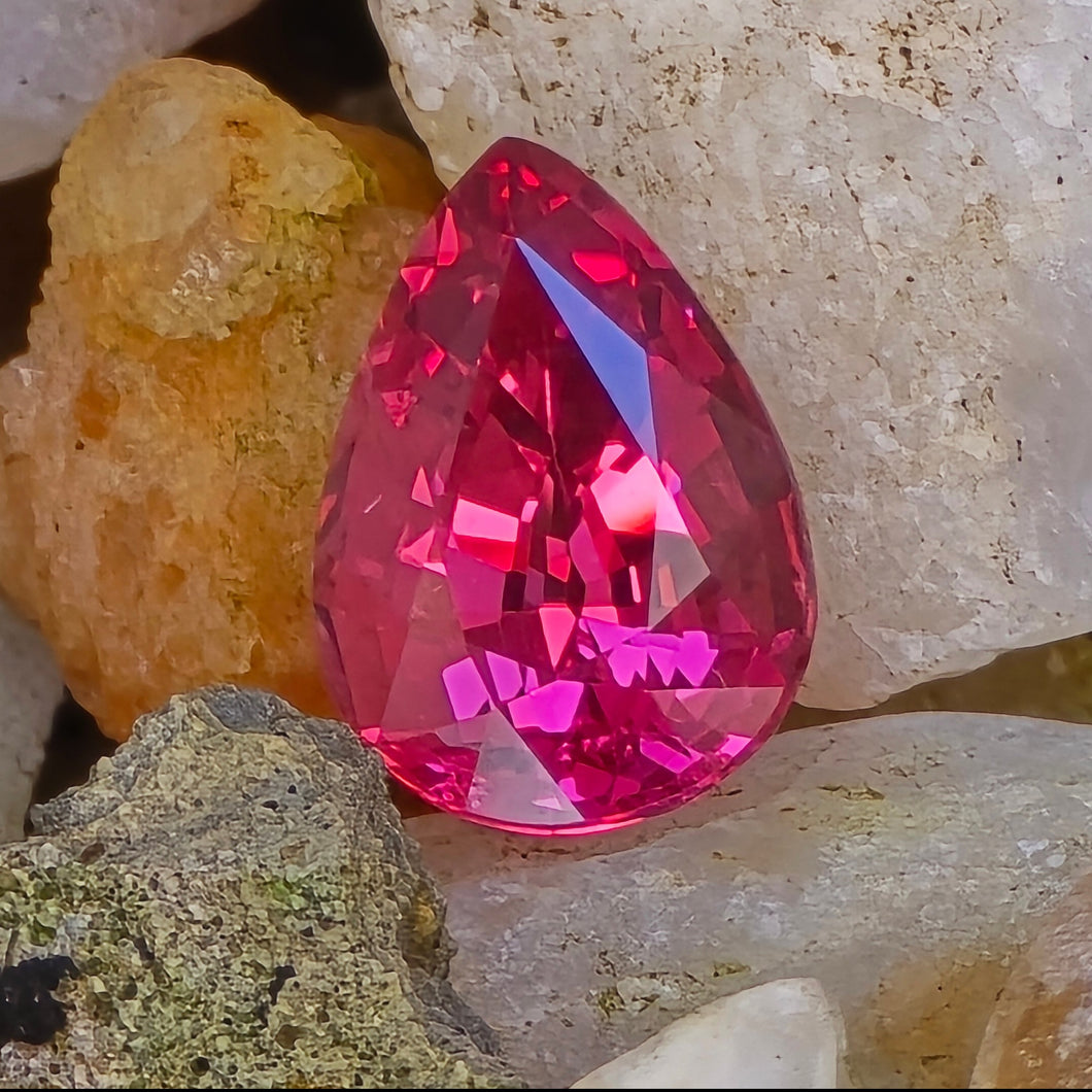 Pear Spinel from Tanzania