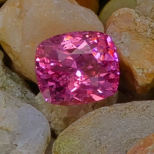 Cushion Pink Spinel