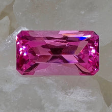 Load image into Gallery viewer, 1.14 Carat Precision Rectangular Cut Purple-Pink Spinel from Mahenge, Tanzania
