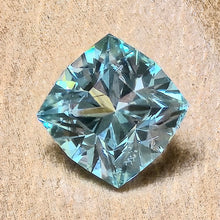 Load image into Gallery viewer, 2.61 Carat Cushion Cut Greenish Blue Tourmaline from Afghanistan
