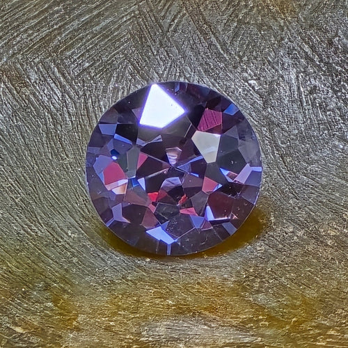 1.00 Carat Round Purple Spinel from Vietnam