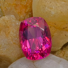 Load image into Gallery viewer, 1.67 Carat cushion cut reddish pink spinel
