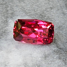 Load image into Gallery viewer, 2.65 Carat rectangular cushion cut red spinel from Mahenge Tanzania
