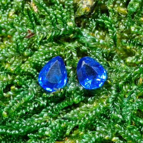 Pear Shape Cobalt Spinel from Mahenge Tanzania