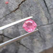 Load image into Gallery viewer, 0.70 Carat Cushion Cut Orangey Pink Spinel from Mahenge Tanzania
