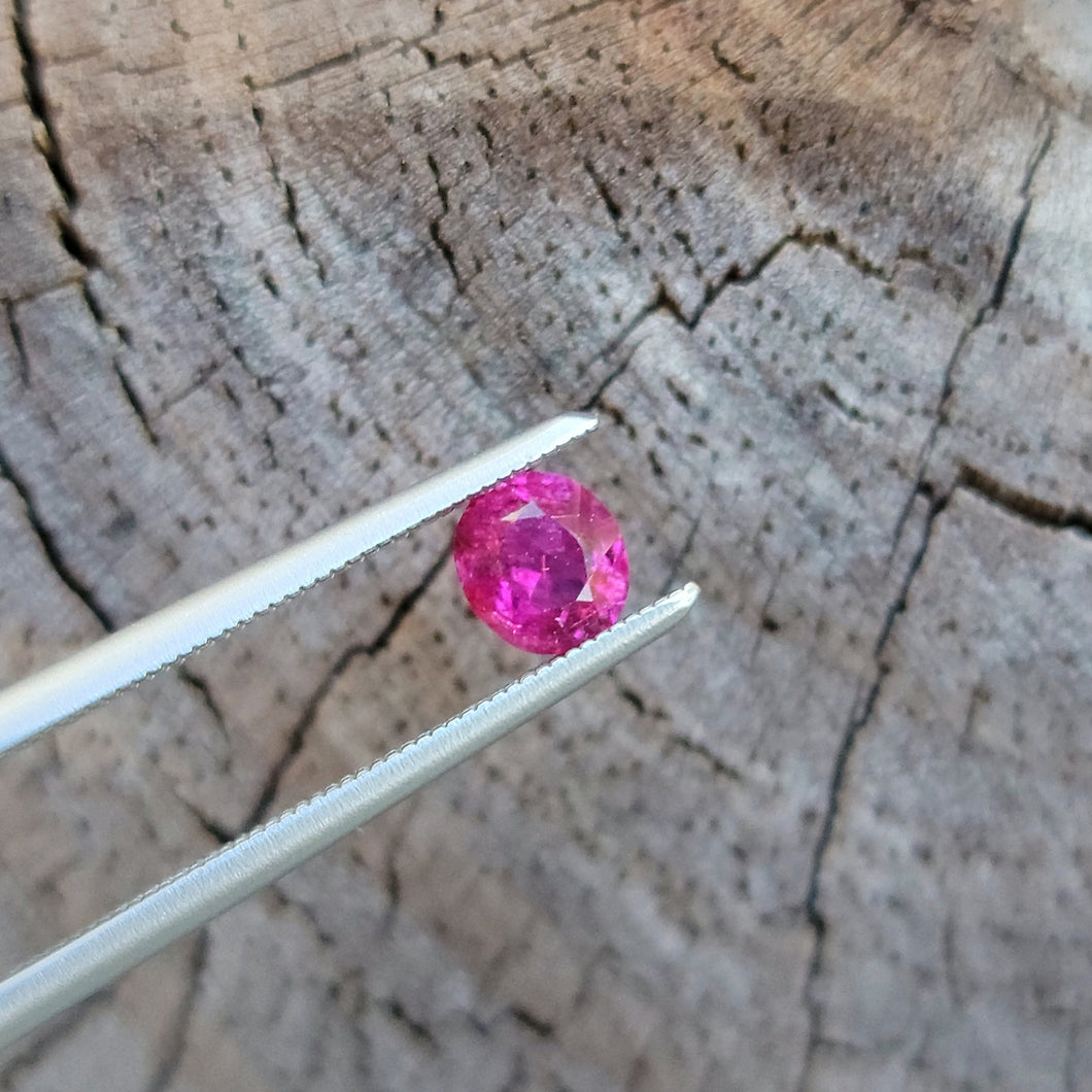0.37 Carat Oval Untreated Ruby