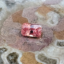 Load image into Gallery viewer, 0.77 Carat Cut Cornered Rectangle Untreated Peach Sapphire from Madagascar
