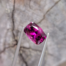 Load image into Gallery viewer, 2.00 Carat Rectangular Cushion Cut Purple Grape Garnet from Mozambique
