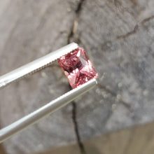 Load image into Gallery viewer, 0.66 Carat Radiant Cut Untreated Peach Sapphire from Madagascar
